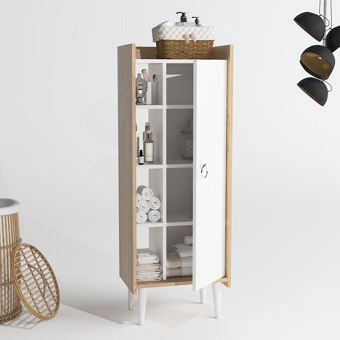 Hanah Home Lagomood Ruby Armario Multiusos Roble y Blanco